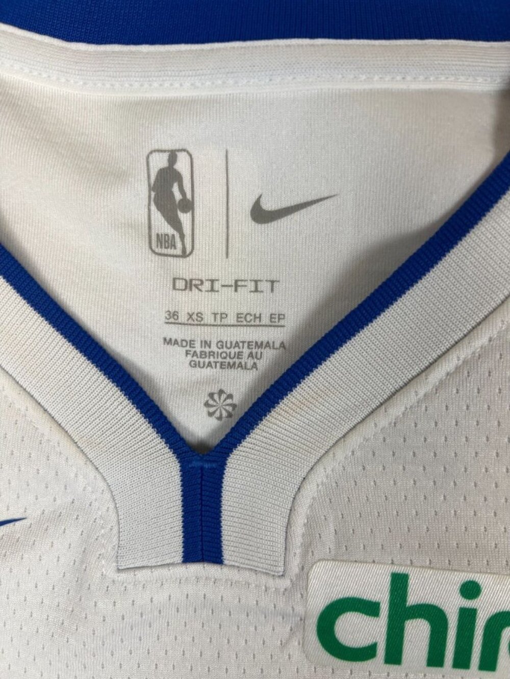 Nike Cooper Flagg Dallas Mavericks Jersey Youth XS 36 White Association Edition - Picture 4 of 9